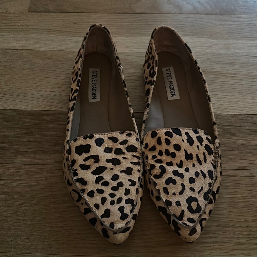 Steve Madden - Leopard Print Flats - Size 8